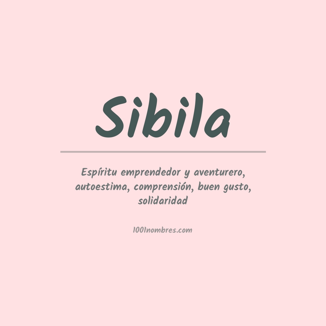 Significado del nombre Sibila
