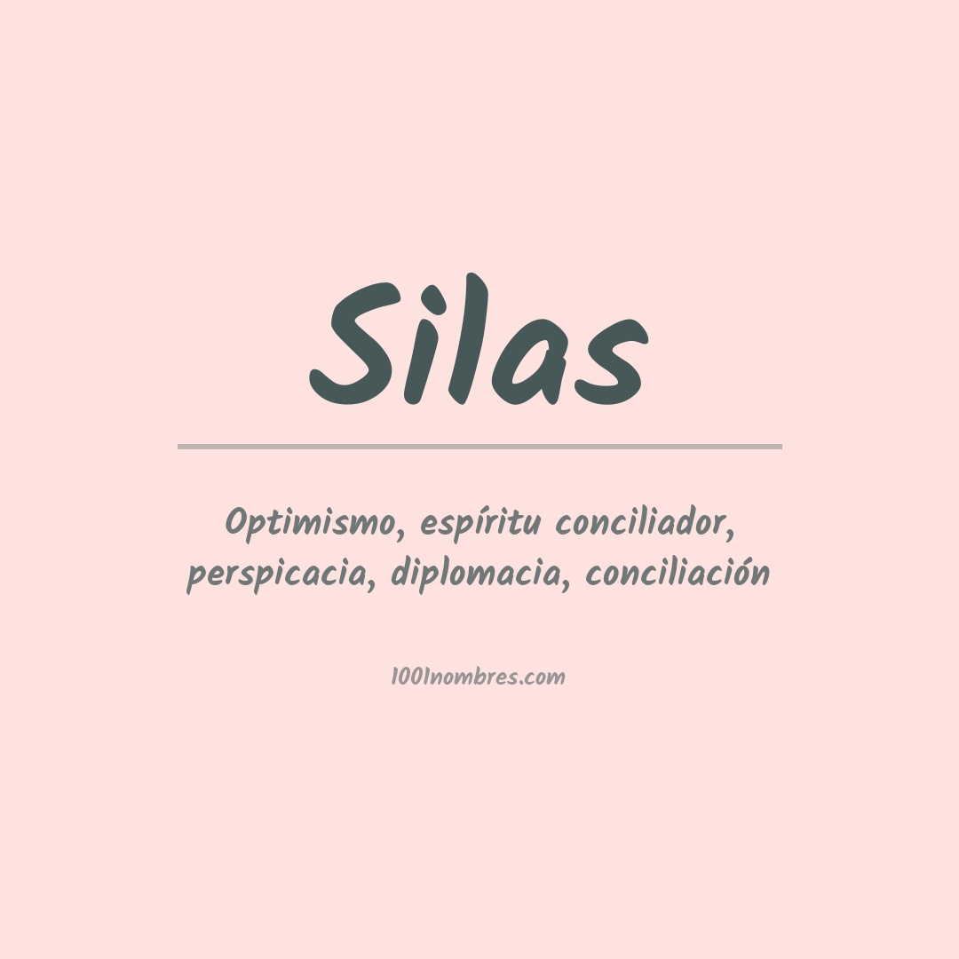 Significado del nombre Silas