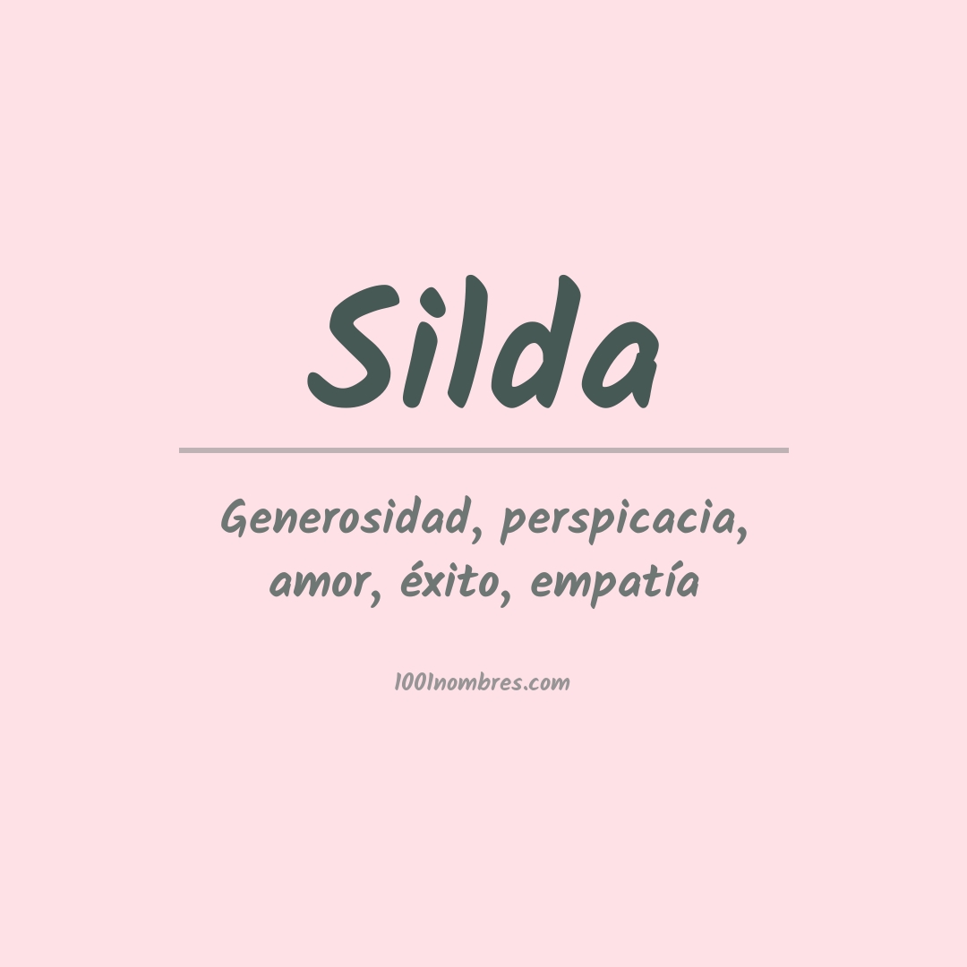 Significado del nombre Silda