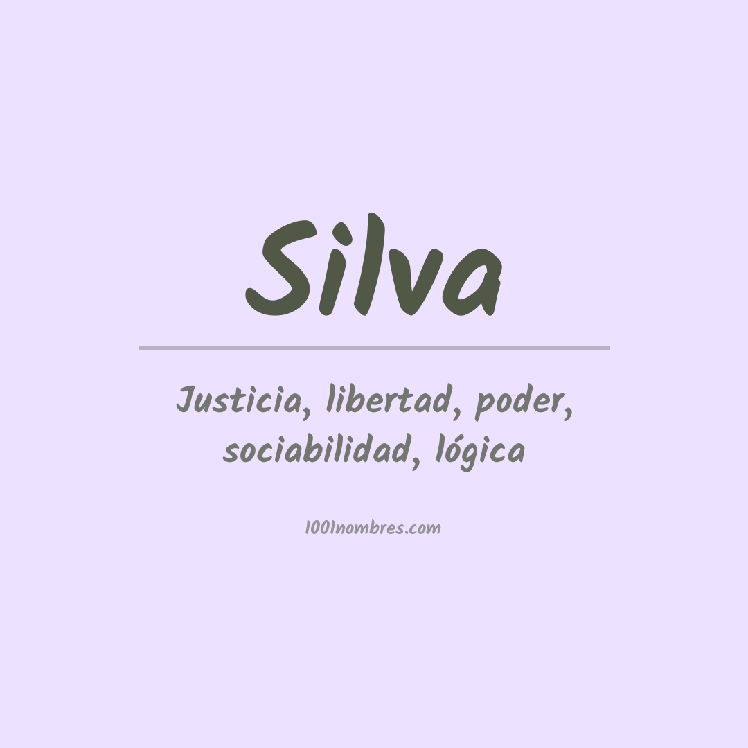 Significado del nombre Silva