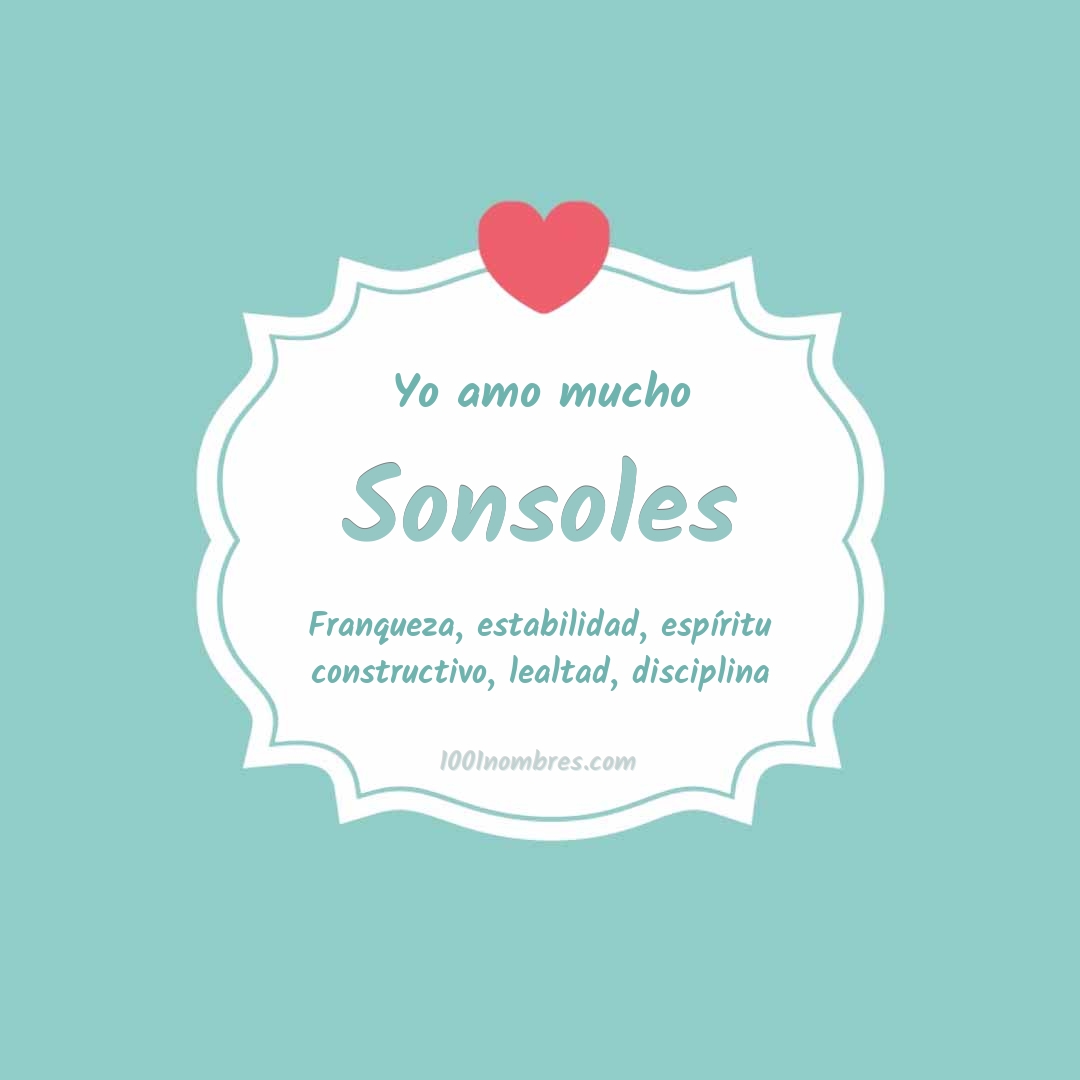 Yo amo mucho Sonsoles Yo amo mucho Sonsoles