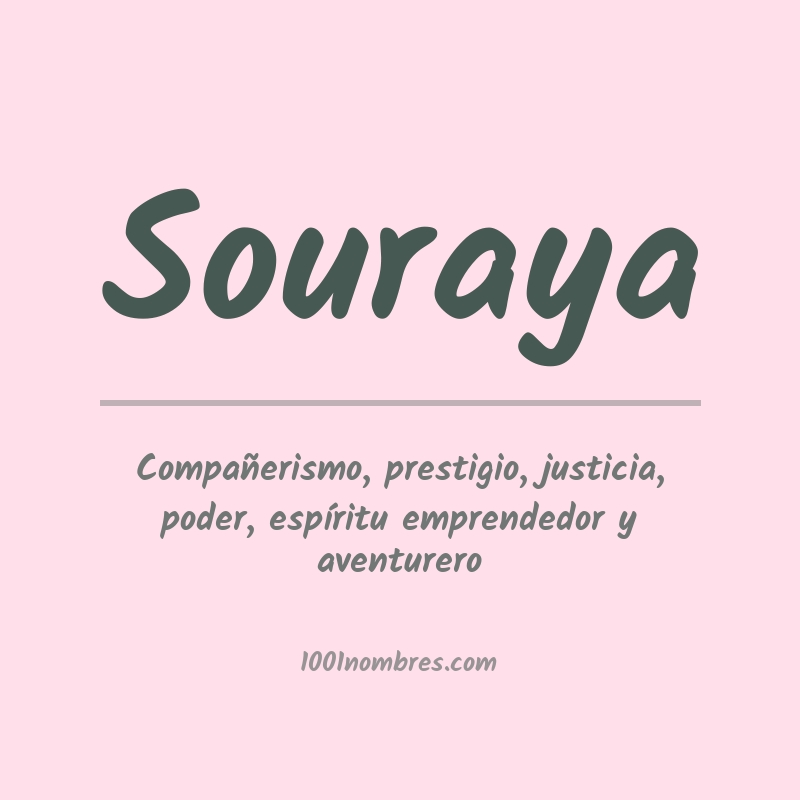 Significado del nombre Souraya
