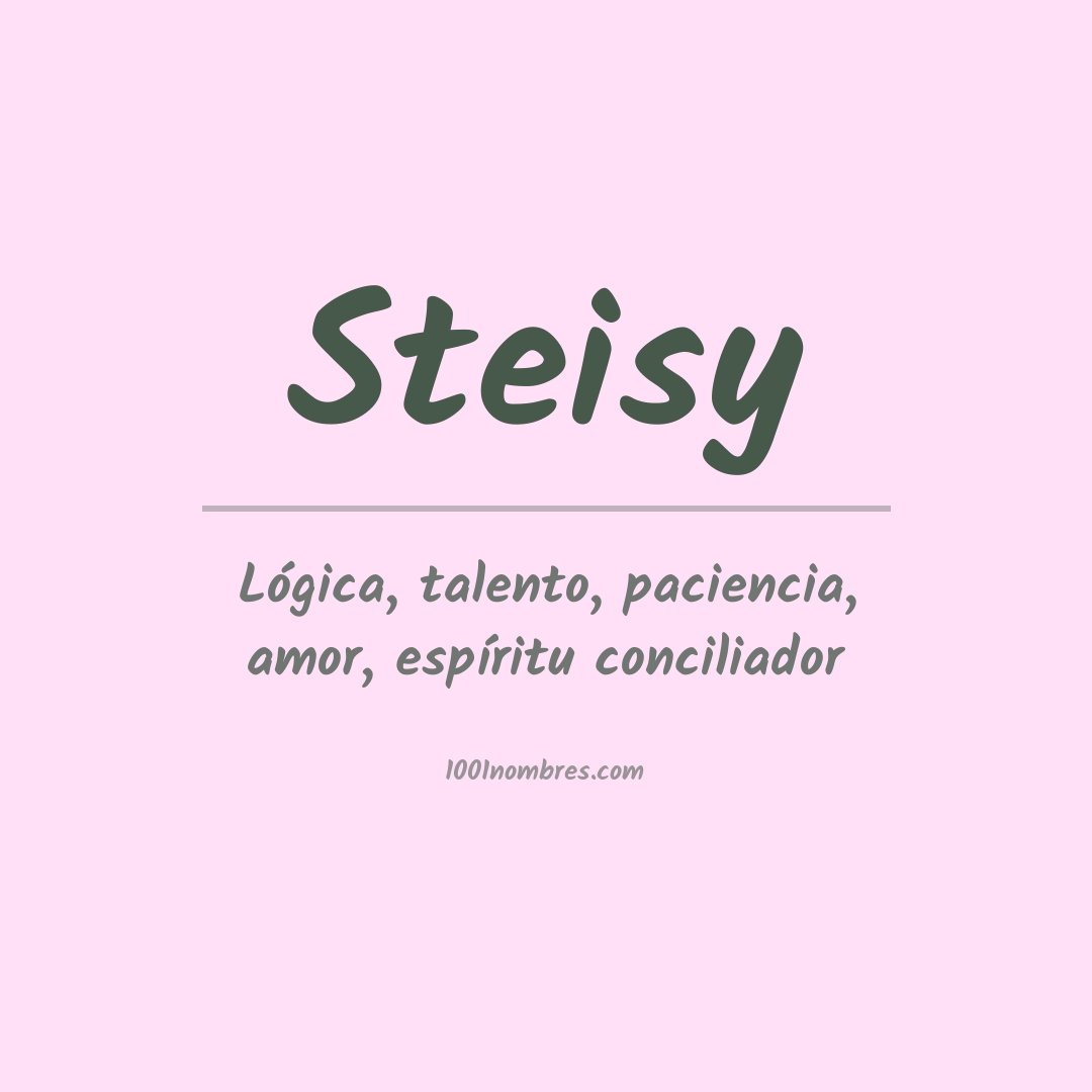 Significado del nombre Steisy Significado del nombre Steisy