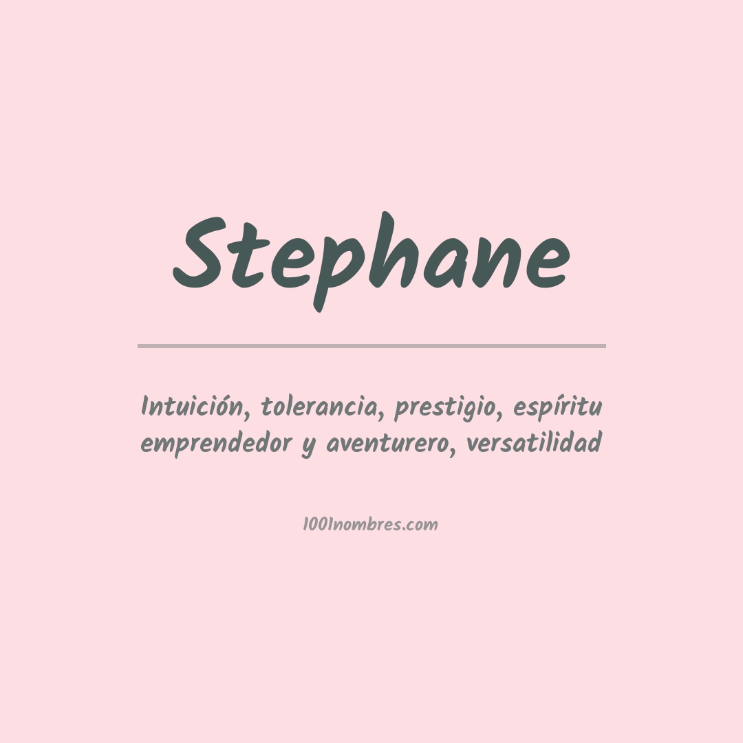 Significado del nombre Stephane