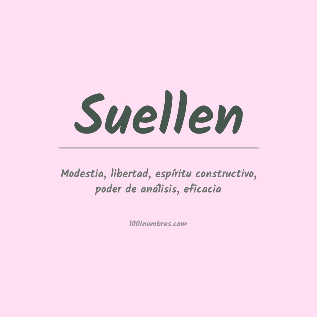 Significado del nombre Suellen