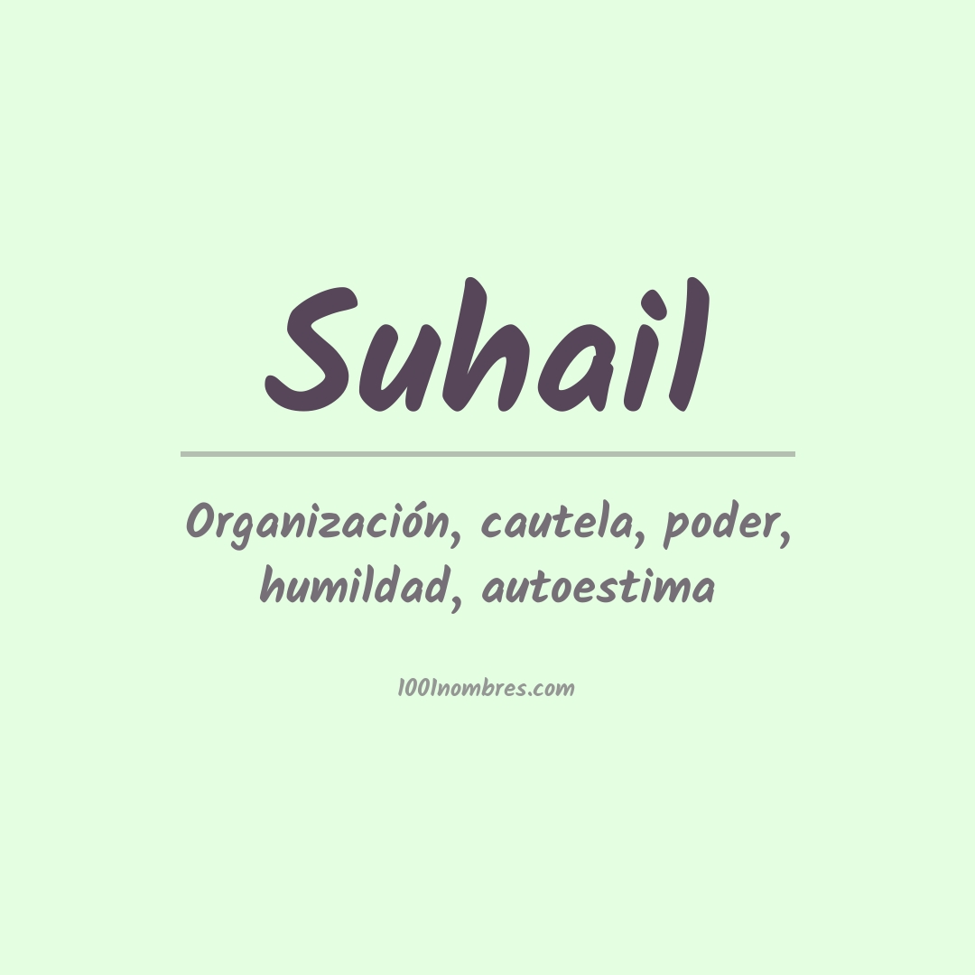 Significado del nombre Suhail