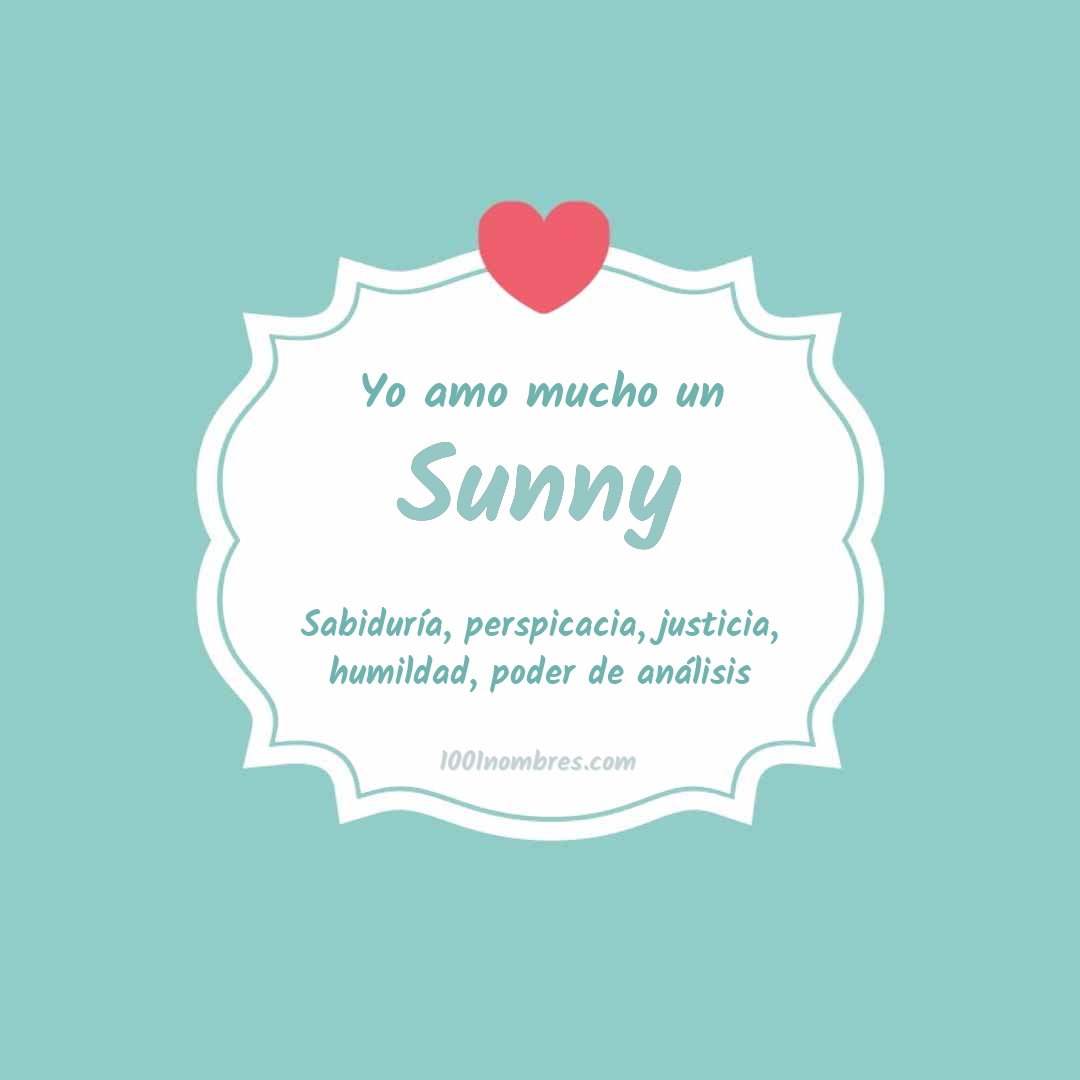 Yo amo mucho Sunny Yo amo mucho Sunny