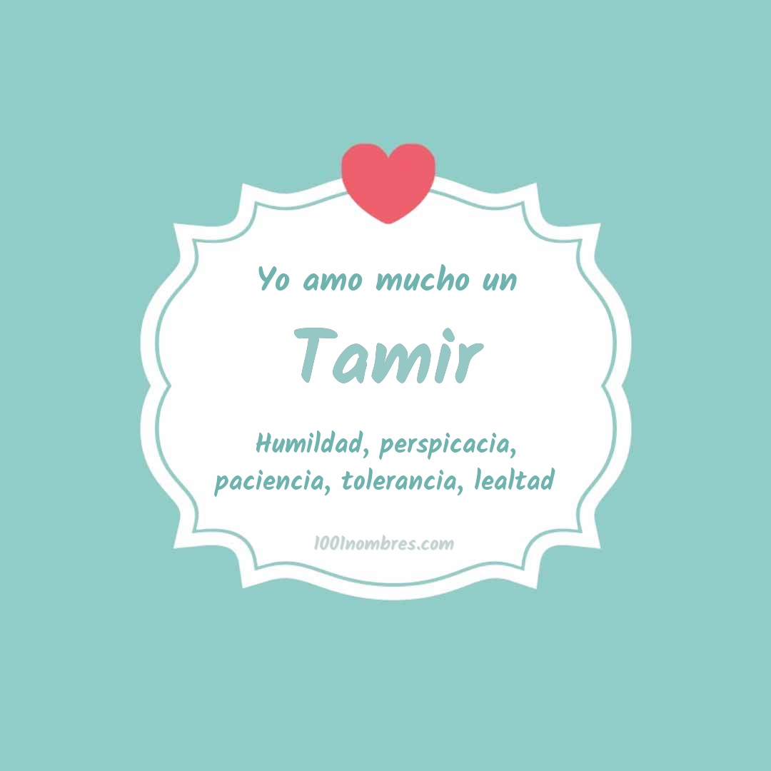 Yo amo mucho Tamir Yo amo mucho Tamir