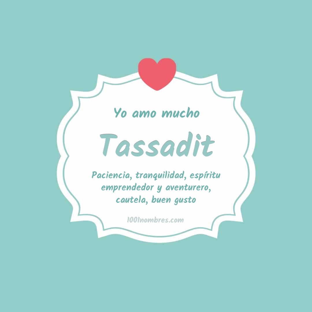 Yo amo mucho Tassadit Yo amo mucho Tassadit