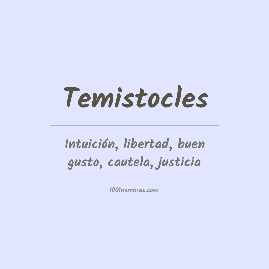 Significado del nombre Temistocles Significado del nombre Temistocles