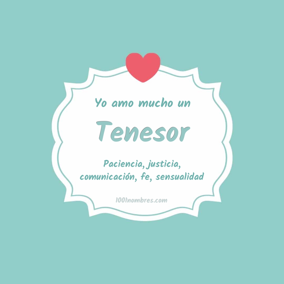 Yo amo mucho Tenesor
