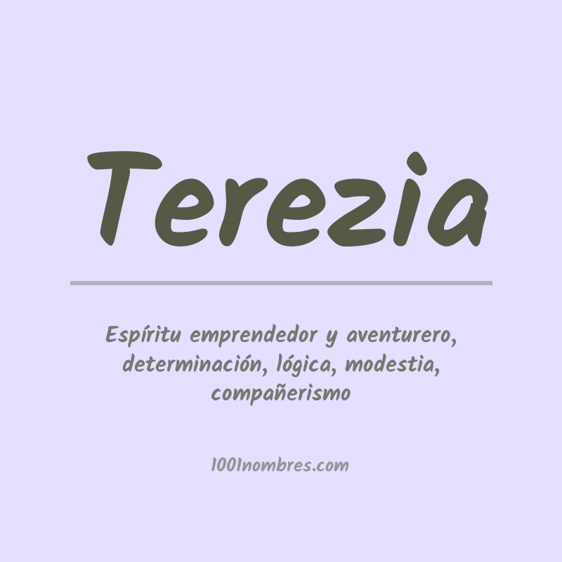 Significado del nombre Terezia