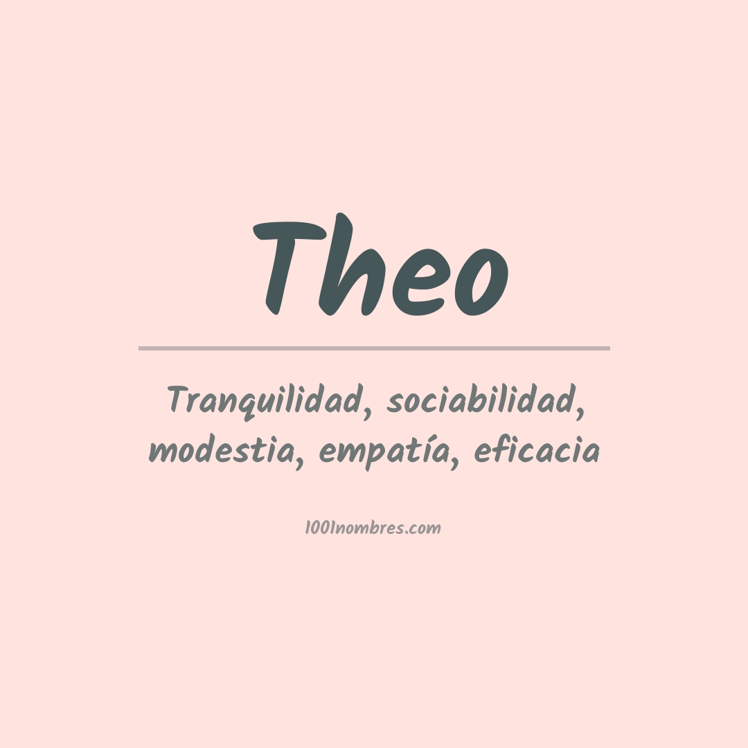 Significado del nombre Theo