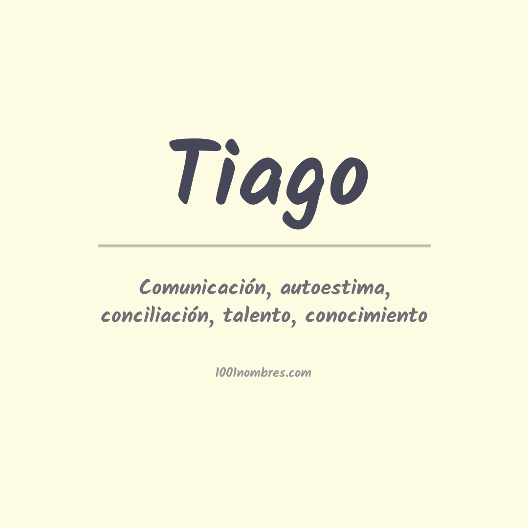 Significado del nombre Tiago