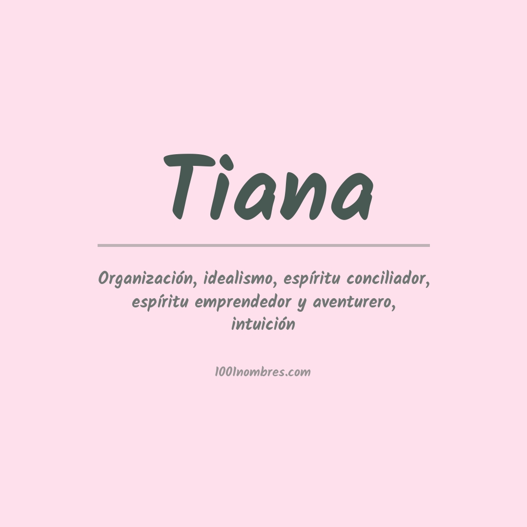 Significado del nombre Tiana
