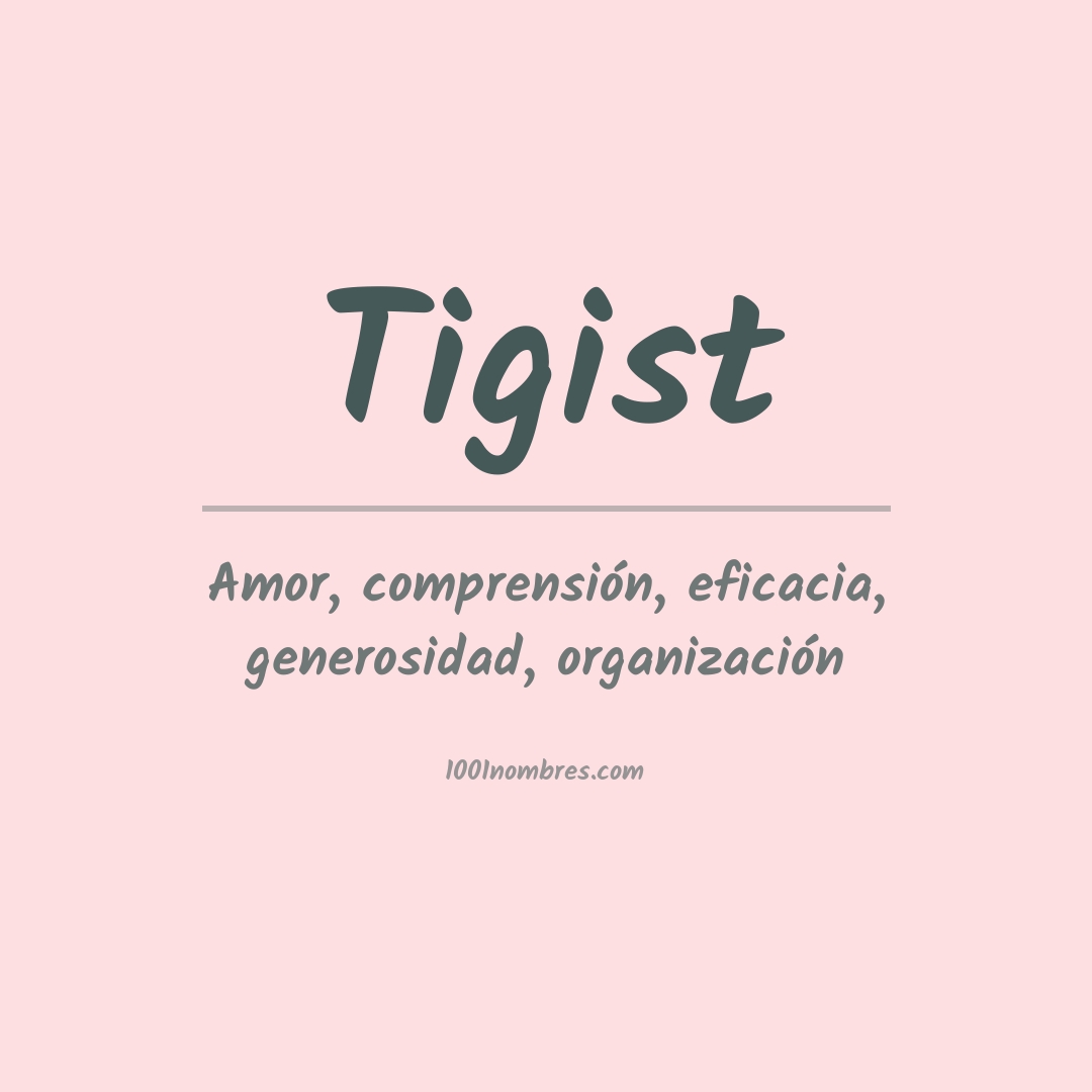 Significado del nombre Tigist