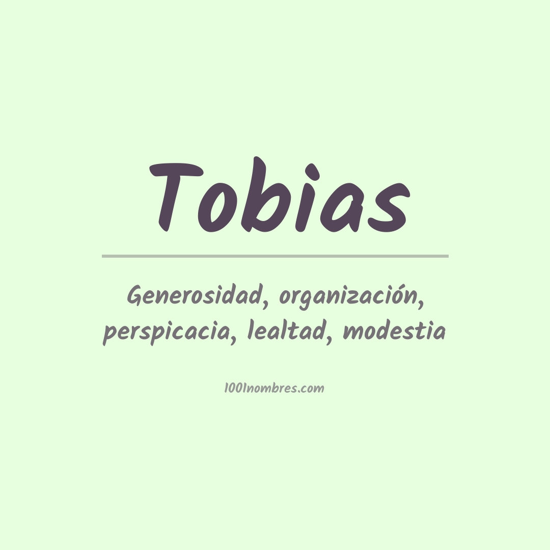 Significado del nombre Tobias