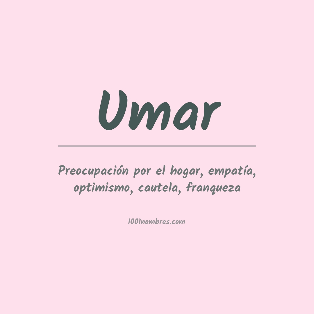 Significado del nombre Umar