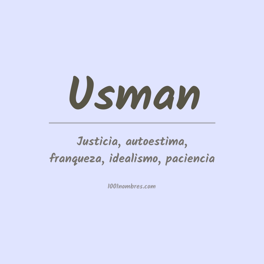 Significado del nombre Usman