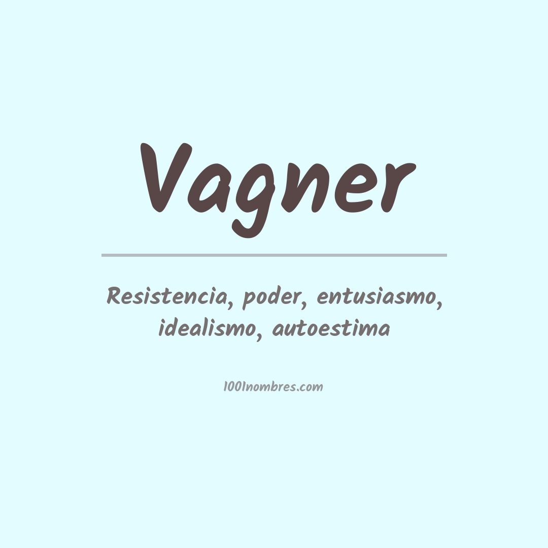 Significado del nombre Vagner