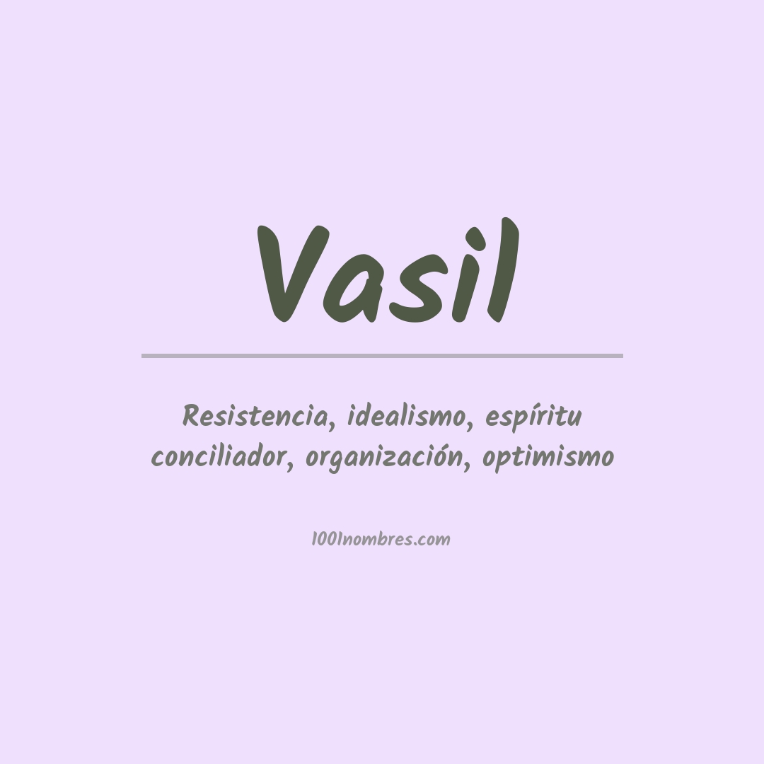 Significado del nombre Vasil