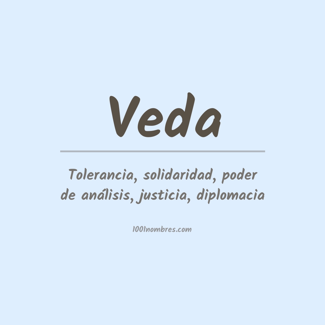 Significado del nombre Veda