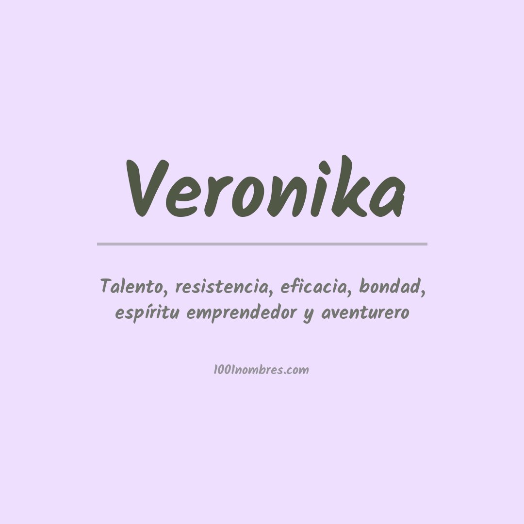 Significado del nombre Veronika