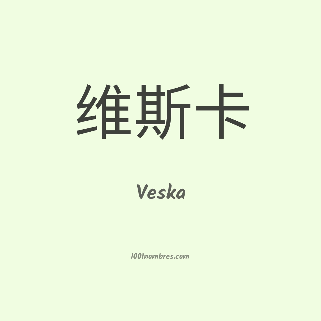 Veska en chino Veska en chino