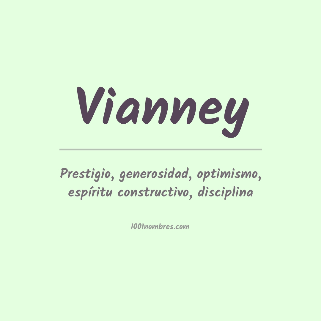 Significado del nombre Vianney