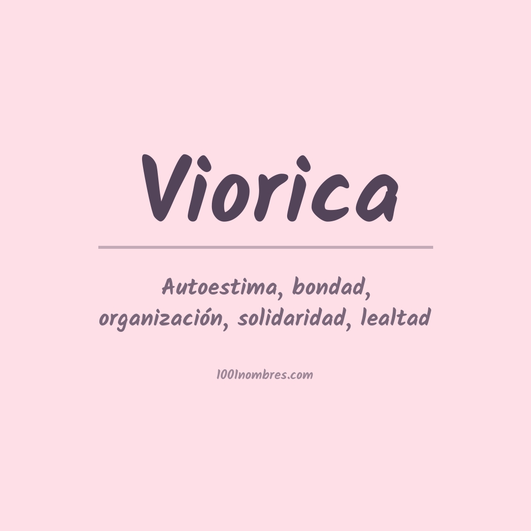 Significado del nombre Viorica Significado del nombre Viorica