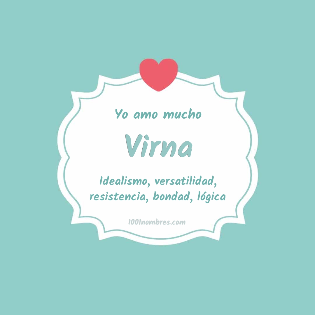 Yo amo mucho Virna Yo amo mucho Virna