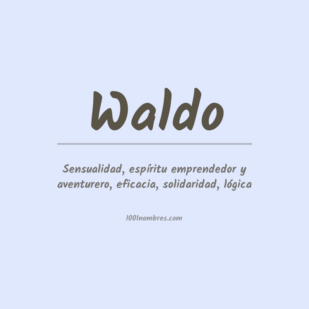 Significado del nombre Waldo