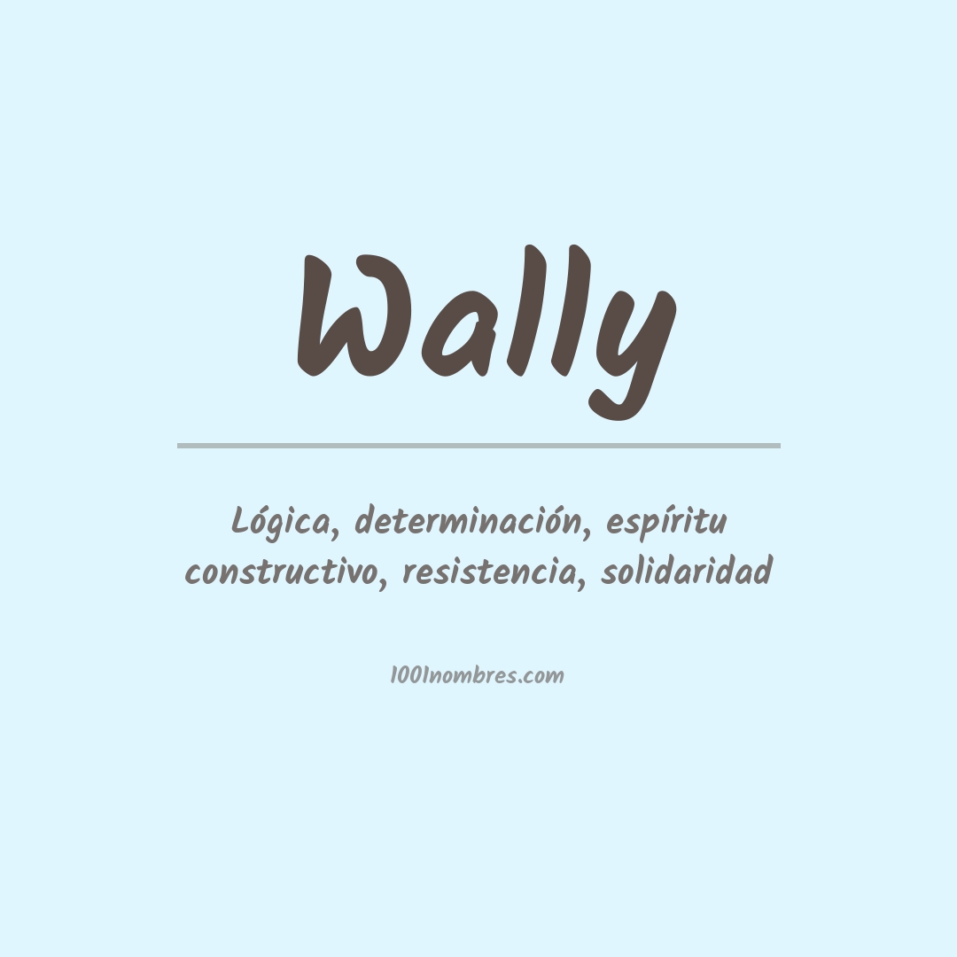 Significado del nombre Wally