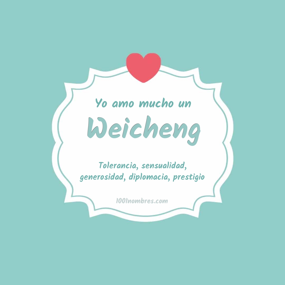 Yo amo mucho Weicheng