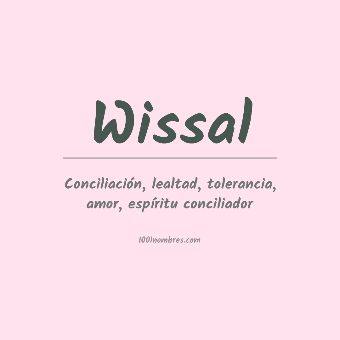 Significado del nombre Wissal