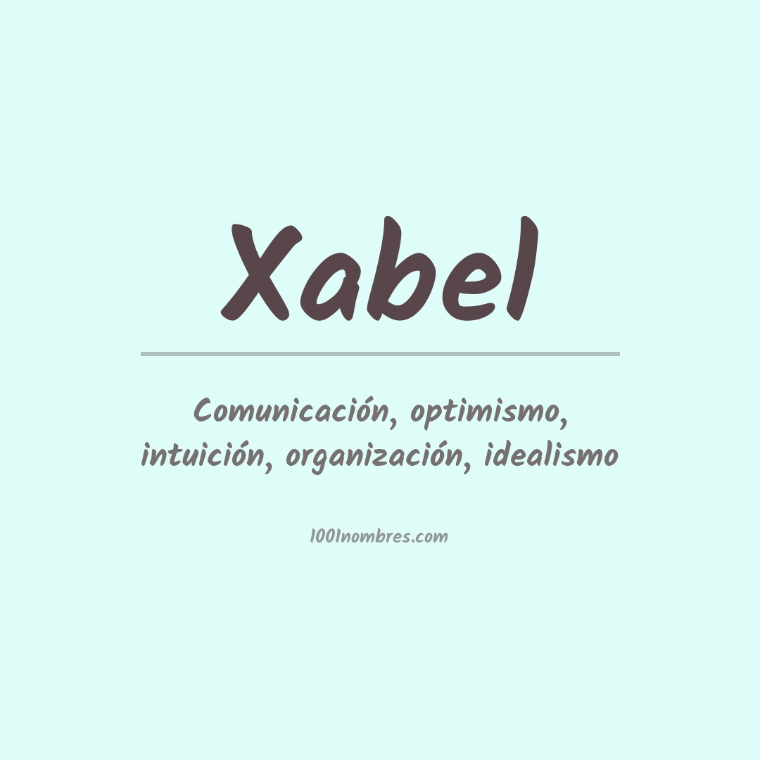 Significado del nombre Xabel Significado del nombre Xabel