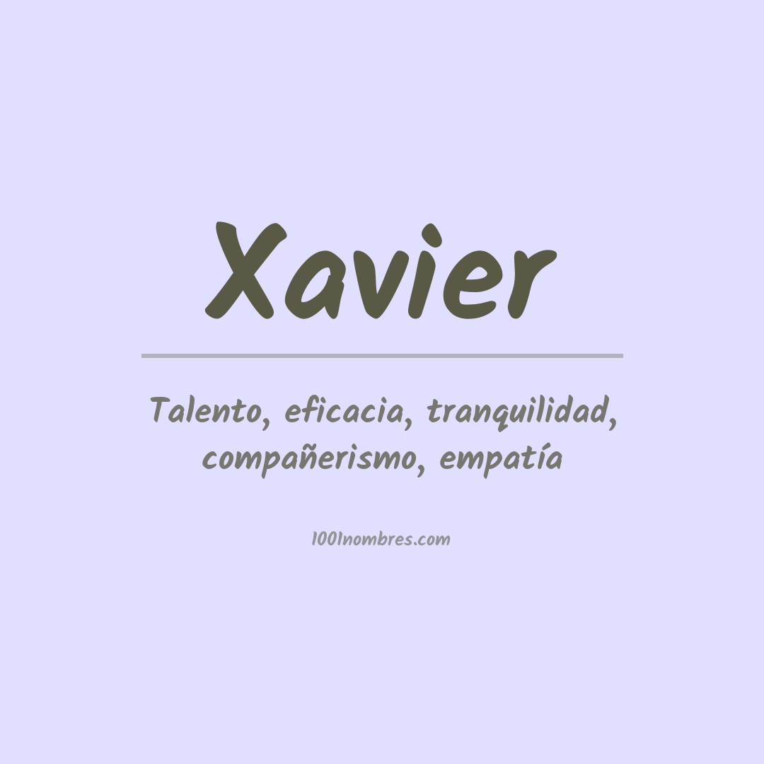 Significado do nome Xavier