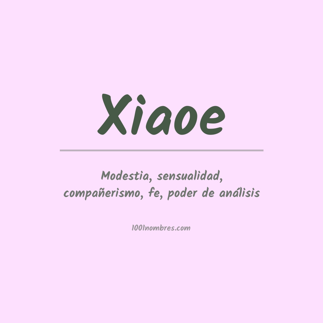 xiaoe