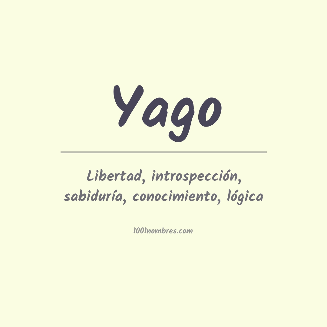 Significado del nombre Yago