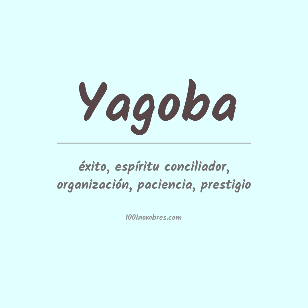 Significado del nombre Yagoba