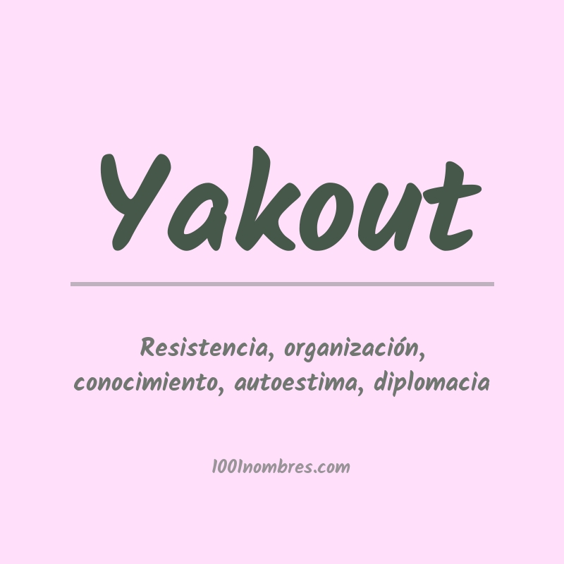 Significado del nombre Yakout Significado del nombre Yakout