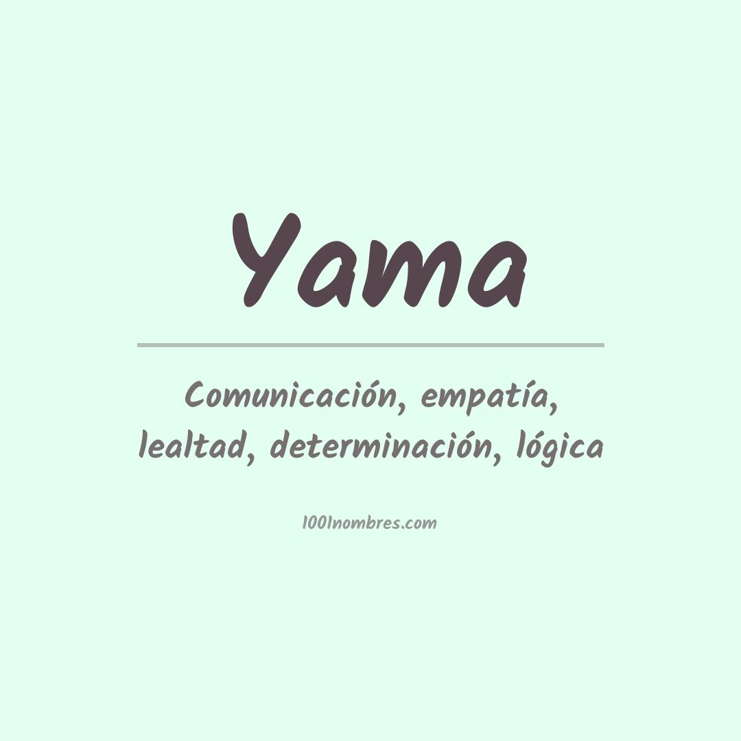 Significado del nombre Yama