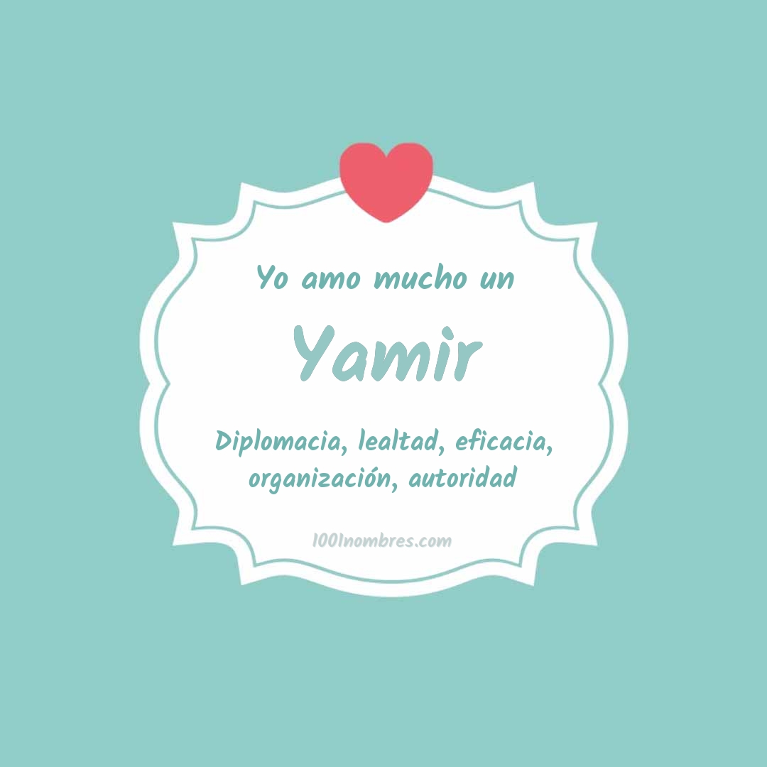 Yo amo mucho Yamir