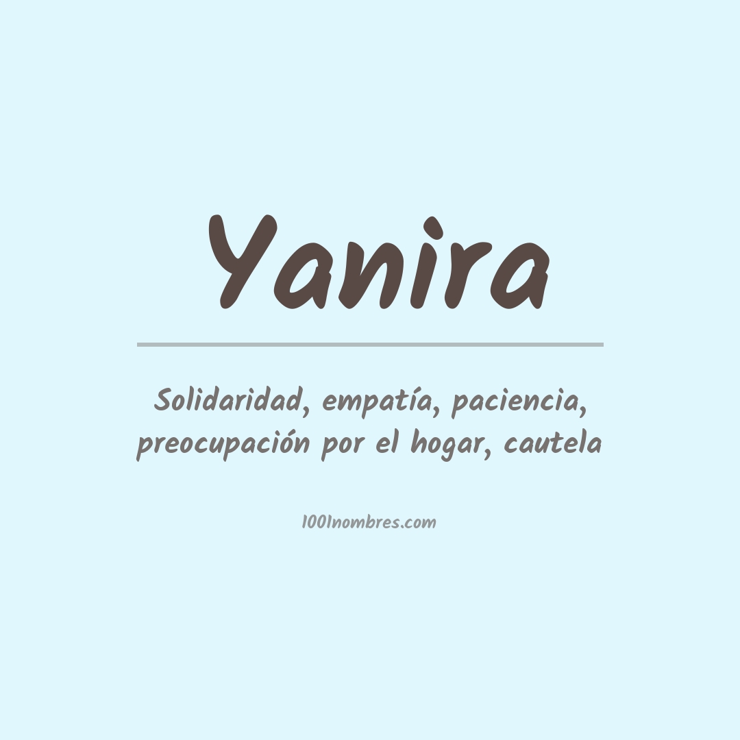 Significado del nombre Yanira