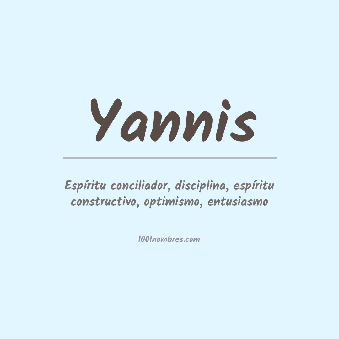 Significado del nombre Yannis