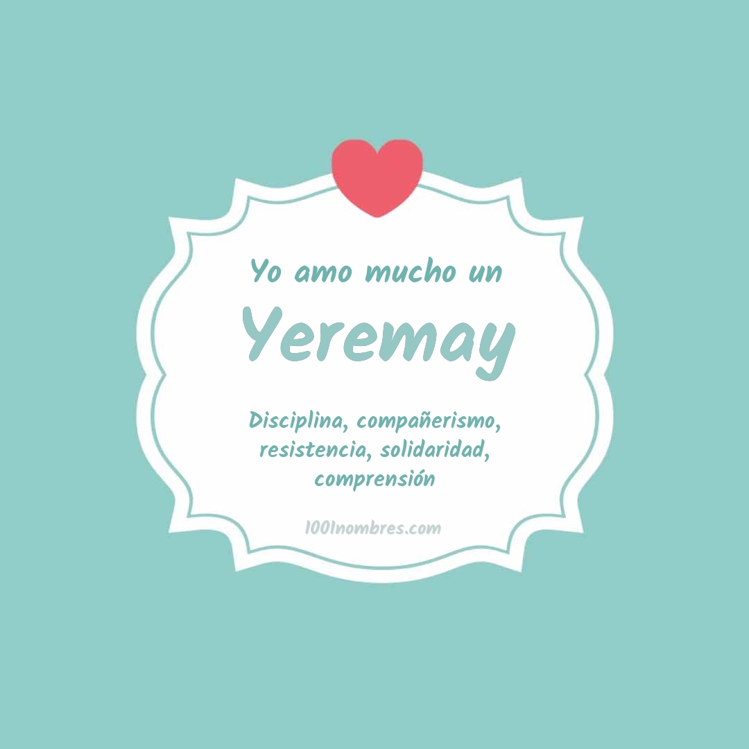 Yo amo mucho Yeremay Yo amo mucho Yeremay