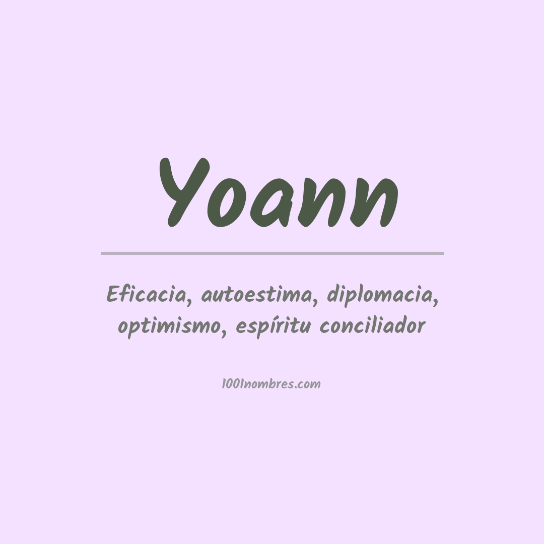 Significado del nombre Yoann