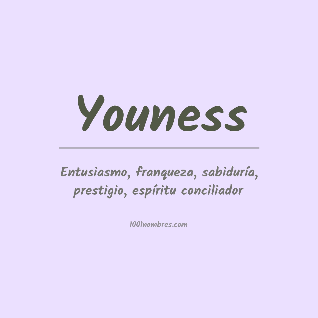 Significado del nombre Youness