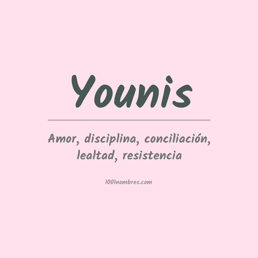 Significado del nombre Younis