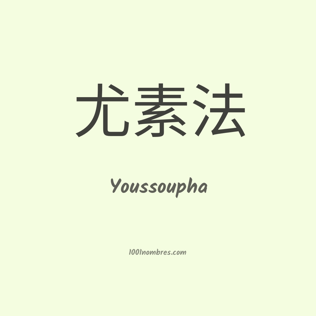 Youssoupha en chino